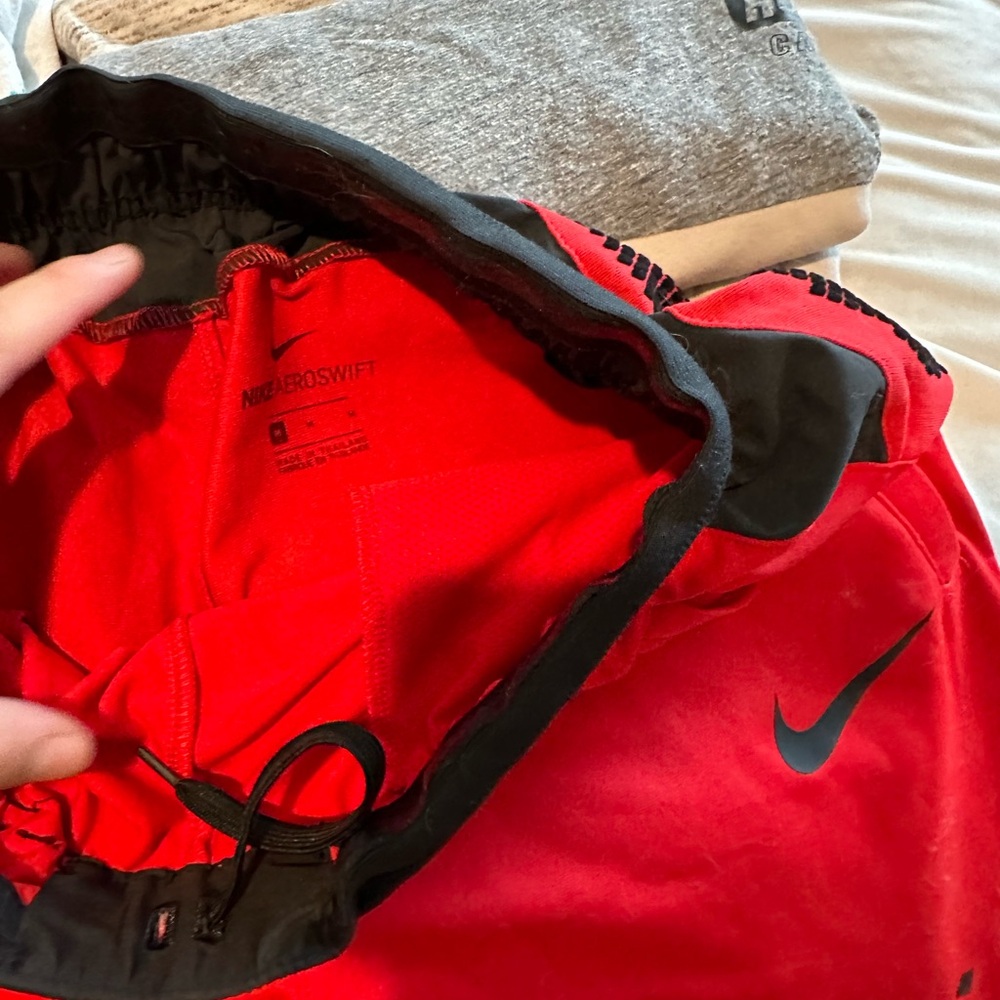 Nike Red and Black shorts